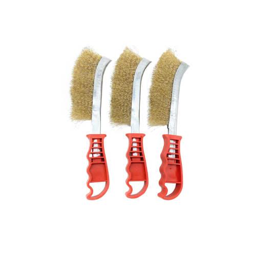LuceLuce Wire Brush, Channel Brush, Brushing Brush, Rust Removal and Polishing Brush, Brass Brush, Cleaning, Metal, Rust Removal, Polishing Brush, Wir