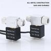 A25F-CO2 Solenoid Valve 12V For Aquarium Automatic Control Double Head Regulator Waterproof Low Temperature For Fish Tank