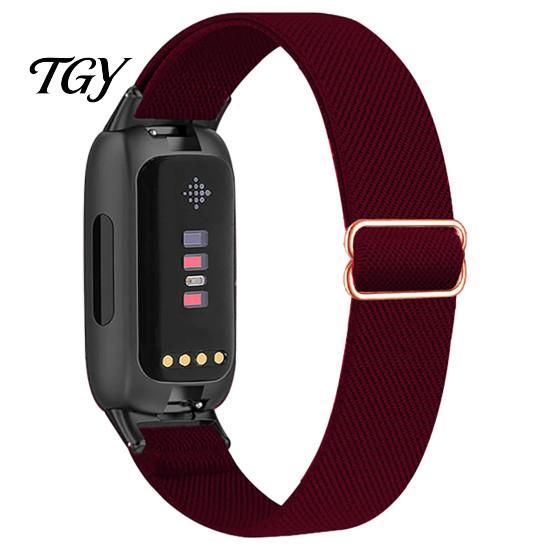 Lightweight Replacement Wrist Strap Elastic Nylon Watch Bands for Fitbit Inspire 3, Adjustable Quick Release Band Breathable Woven Sports Wristband