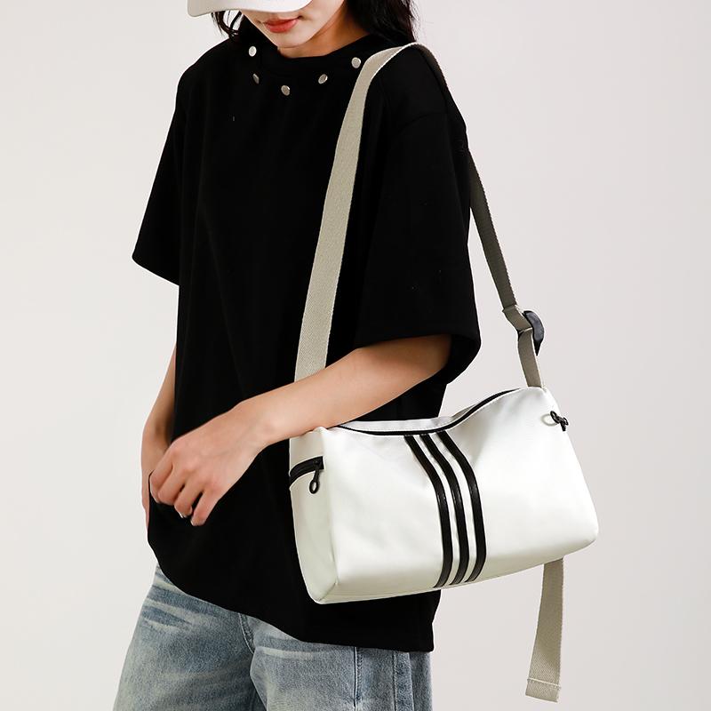 Unisex Oxford Shoulder Bag Compact Square Crossbody Sling for Sports & Daily Use Underarm Bag