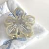 Sakura Flower Hair Claw Cherry Blossom Transparent Hair Clip Acetic Acid Flower Shark Clip  Girls