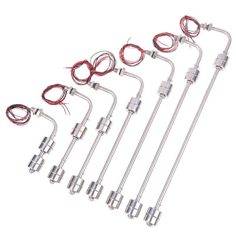 Поплавковый выключатель из нержавеющей стали для резервуара с жидкой водой, датчик уровня воды, двойной поплавковый выключатель для резервуара, датчики расхода для бассейна