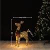 Рождественские кованые олени Отец и Сын Набор ornaments для елки и витрины
