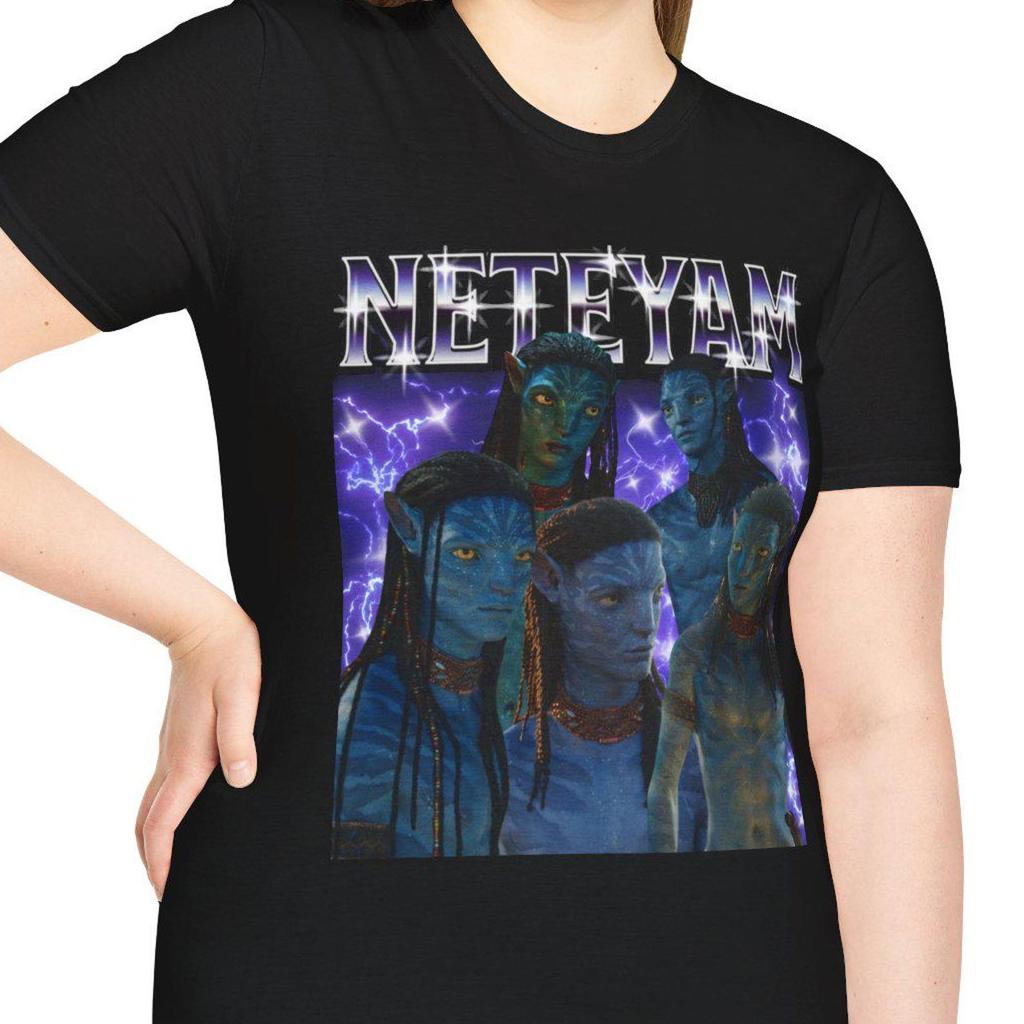 Unisex Softstyle T-Shirt and kids T-Shirt Neteyam | Avatar Bootleg Vintage Retro Graphic Design