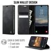Чехол CASEME Серия 033 для Samsung Galaxy A26 5G Кошелек с блокировкой RFID Подставка Чехол для телефона из кожи с текстурой теленка