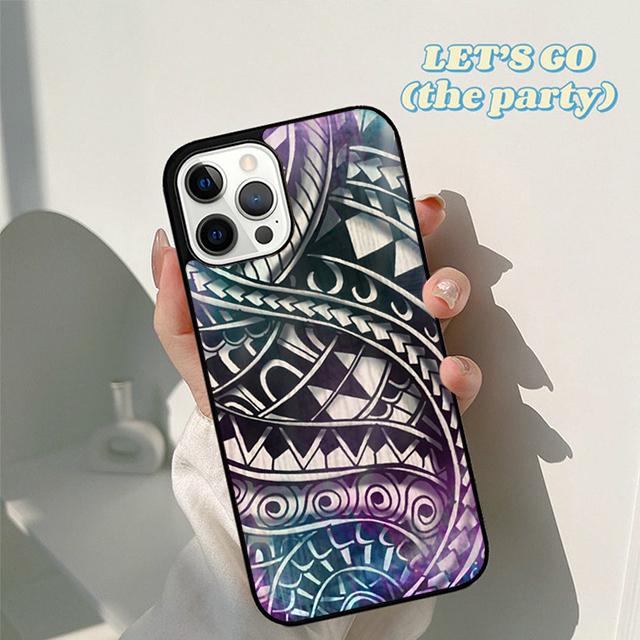 Autumu Maori Tribal Samoan Polynesian Phone Case Cover for iPhone 17 Air 16 16e 15 12 11 13 14 Pro Max Plus Coque