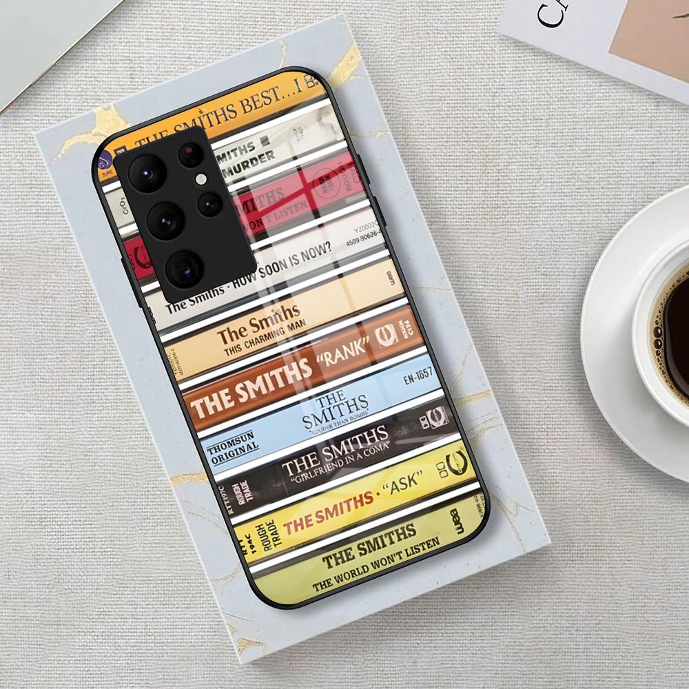 Band The Smith Phone Case For Samsung S26 S25 Edge Ultra 23 22 21 20 Ultra Plus S24 Fe Glass Cover