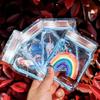 1 шт. 3D наклейки на окна с эффектом радуги, кошка, звезда, солнце, цветок, декор, самодельные стеклянные настенные наклейки для украшения дома, производитель призм