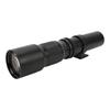 High Power 500mm F8‑F32 Manual Telephoto Lens with UV Lens Filter for Bird Watching Hunting Sports