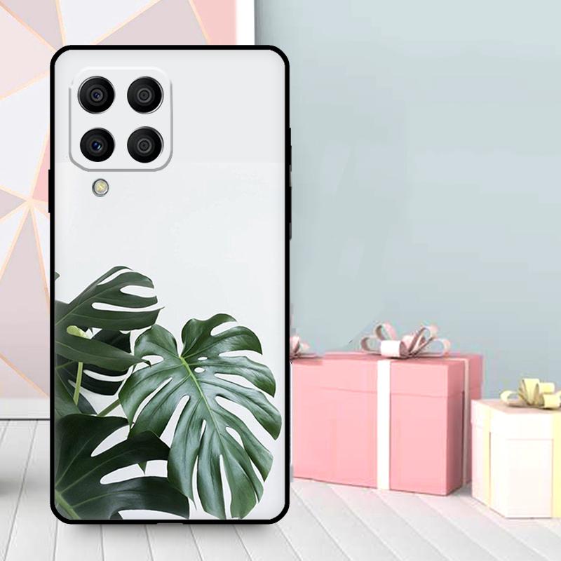 Leaves Monstera Green Case For Samsung Galaxy M16 M31 M21 M13 M33 M53 M15 M35 M55 M36 M56 M12 M32 M52 M14 M34 M54