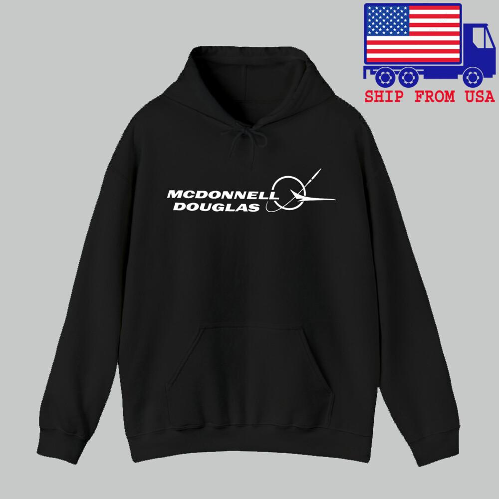 McDonnell Douglas Aerospace Мужские#039;s Черный Размер от S до 3XL Унисекс Футболка