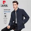Мужская весенне-осенняя куртка в стиле business casual с лацканами