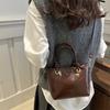 Retro Small Bag Women 2025 New Niche Design Trend Shoulder Messenger Bag Foreign Style Portable Bucket Bag