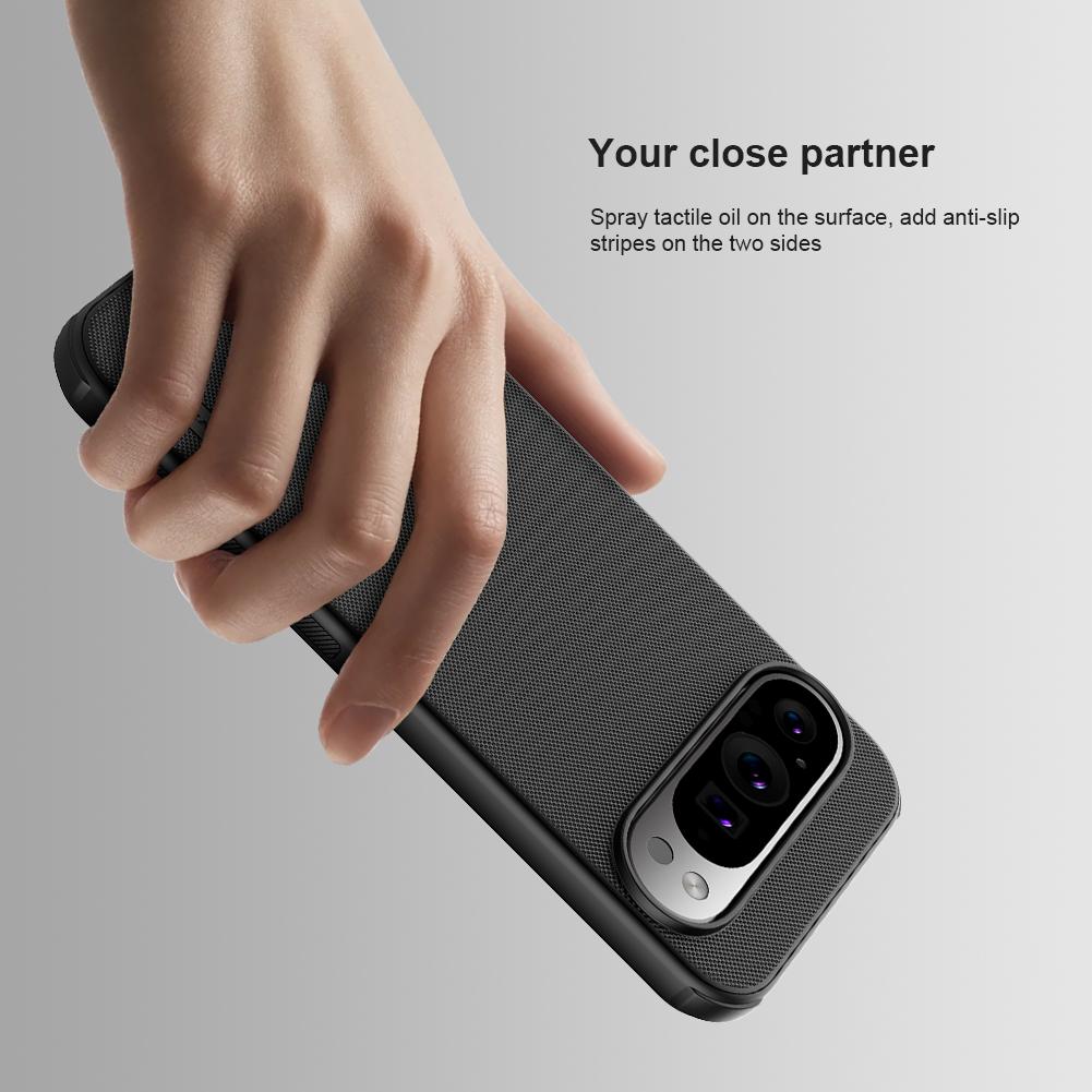 Чехол для телефона Google Pixel 9 Pro Nillkin Super Frosted Shield Pro, магнитный жесткий корпус из ПК + ТПУ, противоударная задняя крышка