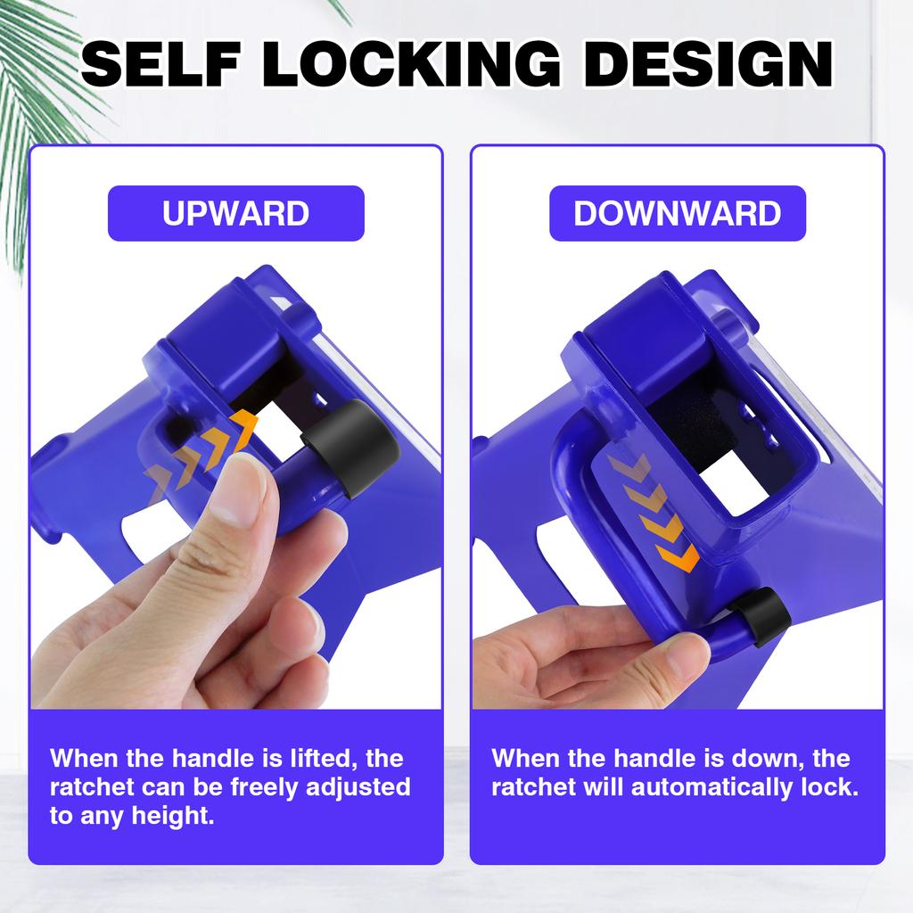 DayPlus 2 шт. 3 тонные сверхпрочные стальные осевые стойки для автомобиля, фургона, 9-ступенчатый регулируемый диапазон 290-430 мм, инструмент для ремонта и подъема, подставка-домкрат