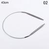 120cm Circular Knitting High Quality Knitting Needles Stainless Steel Crochet Needle Crocheting