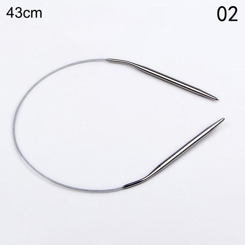 120cm Circular Knitting High Quality Knitting Needles Stainless Steel Crochet Needle Crocheting