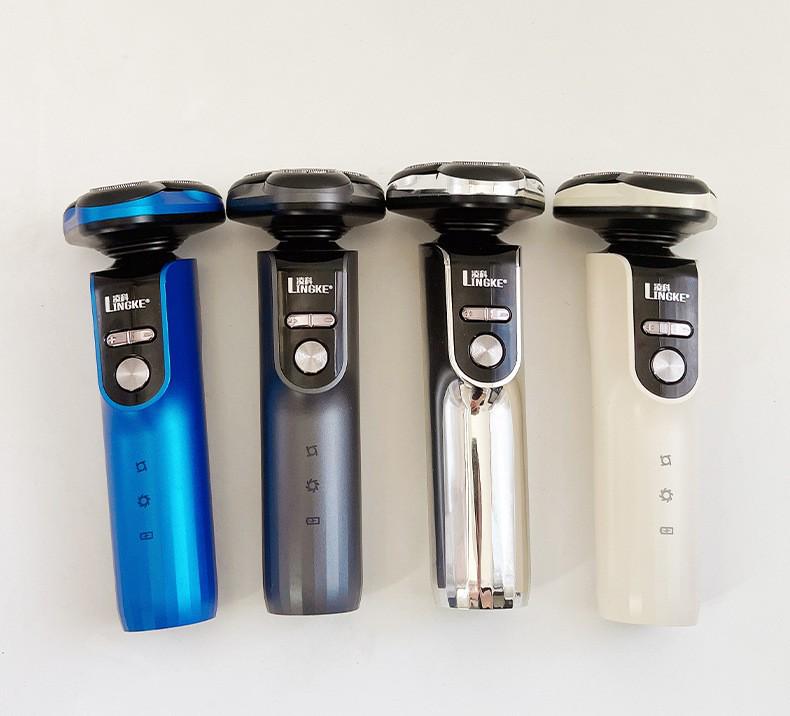 303 Smart Floating Three-Head Electric Shaver with Magnetic Display, USB Charging, Full Body Washable