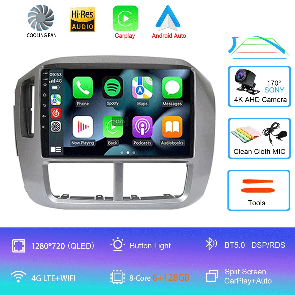 Android 14 Carplay Auto WIFI+4G Для Honda Pilot 2006 2007 2008 Автомагнитола GPS Стерео Мультимедийный Видеоплеер 2din Головное Устройство Аудио