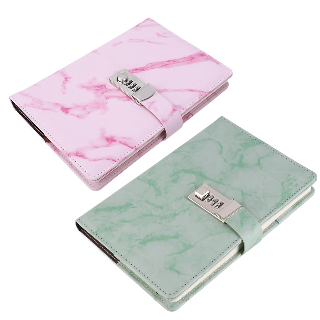 Записная книжка формата А5 с защитой от пароля, обложка из искусственной кожи, блокнот, дневник, офис, школьные принадлежности