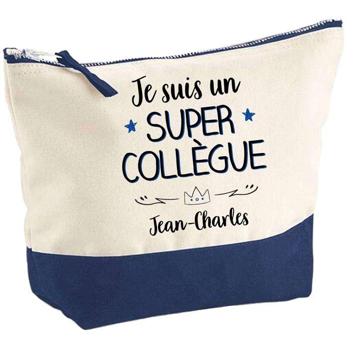 Trousse de maquillage - PLANETEE - Jean-Charles Super Collègue - Grand format - Coton - Impression HD