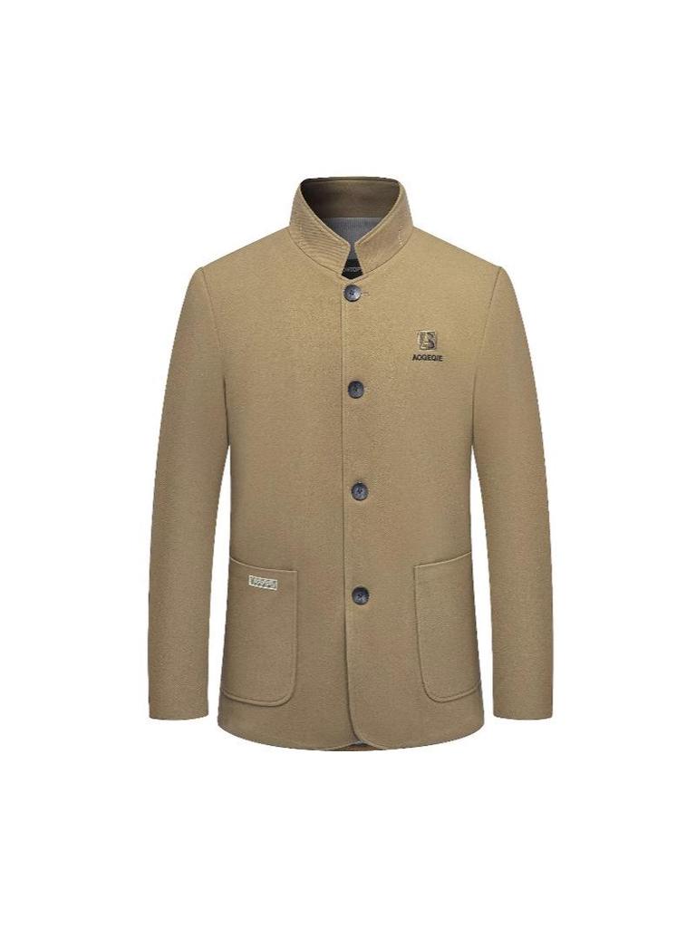 Универсальная мужская куртка приталенного кроя с воротником-стойкой - Модный тренд Весна 2025