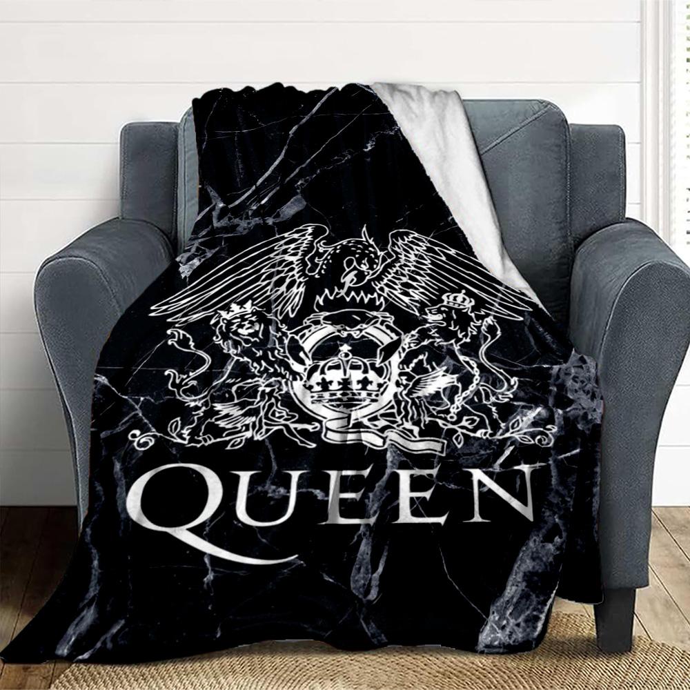 Queen Skull Flannel Blanket Throw Blanket Soft Warm Sofa Bed Camping Car home Decor Unique Christmas Gift C9302804