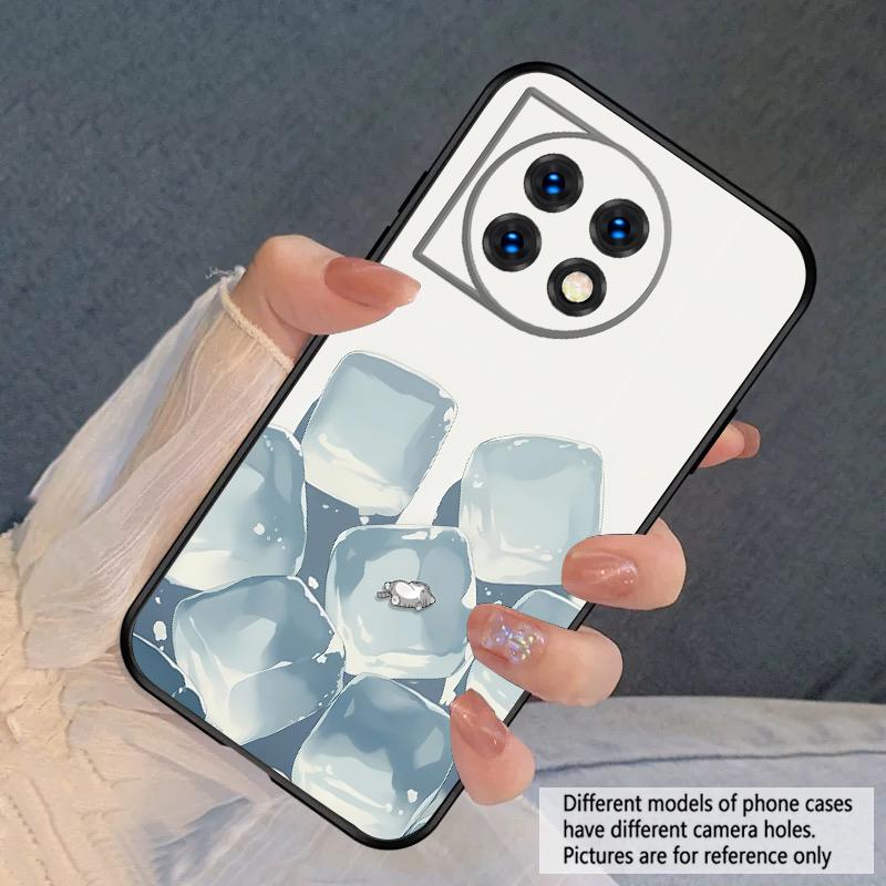 Мультяшный Ледяной Кот Для OnePlus 8 9 11 12 13 10 Pro 9RT 8T 12R Ace 3 5 2V Nord CE 2 4 Lite N20 SE 30 N200 силиконовый мягкий чехол для телефона