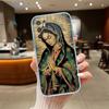 RE62 Virgen Maria Transparent Phone Case for Motorola Moto Edge 20 30 40 50 S30 Fusion Ultra Pro Neo Lite + G200 G23