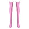 Женские блестящие чулки до бедра однотонные эластичные носки 1 пара аксессуары для костюма