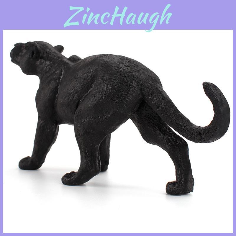 Black Panther Pvc Wildlife Model With Realistic Detailing For Collection And Display