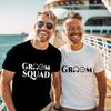Groom Squad Tshirt Best Man Bachelor Stag Party T Shirt Single Farewell 2024 Fashion Graphic Tops Team EVG Future Groom Tees