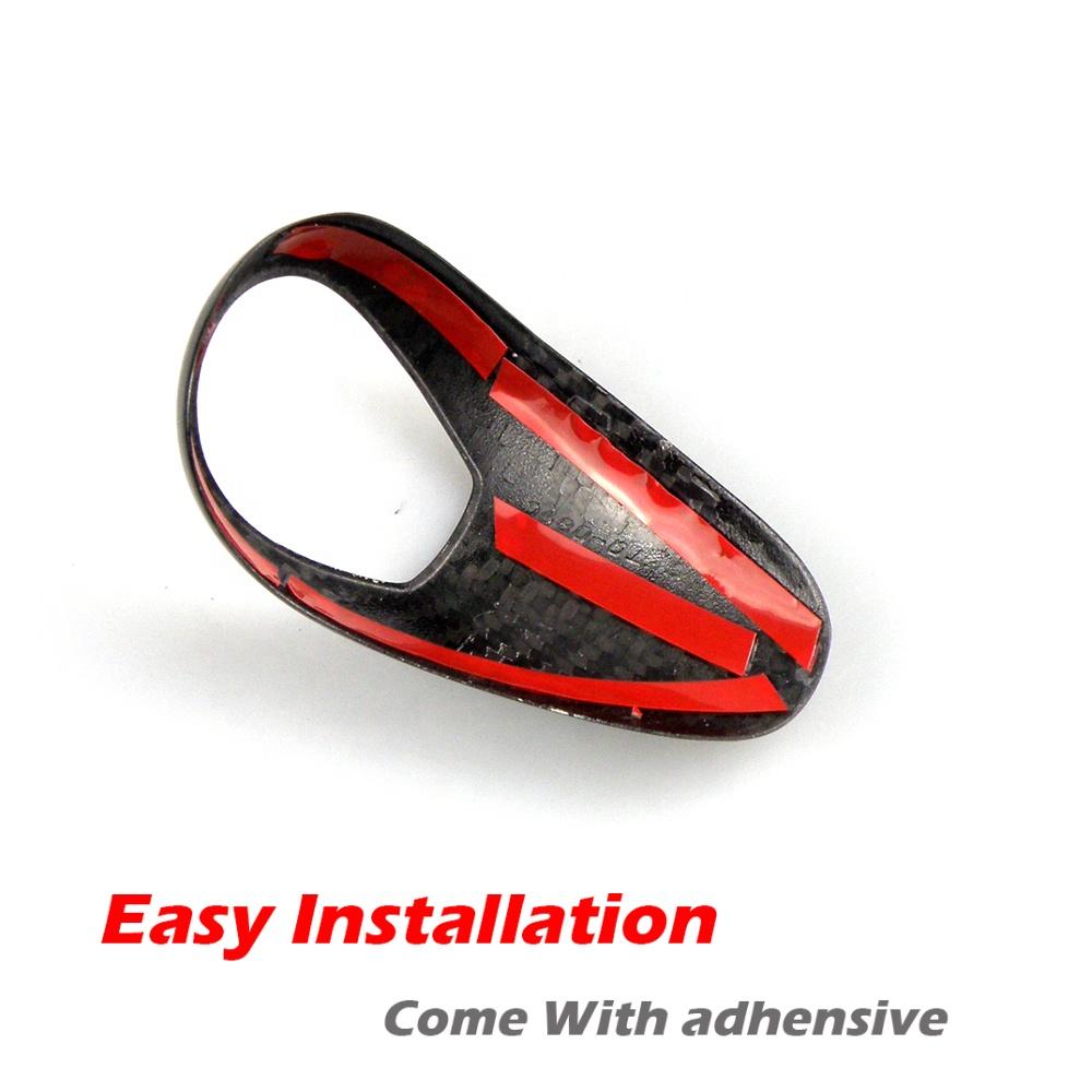 Carbon Fiber Gear Shift Knob Cover for BMW M2 F87 M3 F80 M4 F82 F83 M5 F10 F85 X5M F86 X6M F12 F13