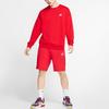 Nike Спортивная одежда Club French Terry вышитый логотип круглый вырез толстовка мужская топы университетский красный BV2667-657