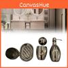 Stainless Steel Bathroom Set Storage Lotion Bottle Washbasin Cup Tool Durable