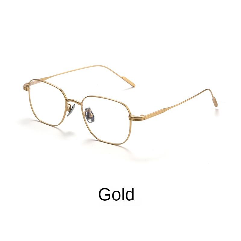 Fashionable Pure Titanium Presbyopia Glasses Frame High Quality Anti Blue Light Reading Glasses For Men And Women 80809TS
