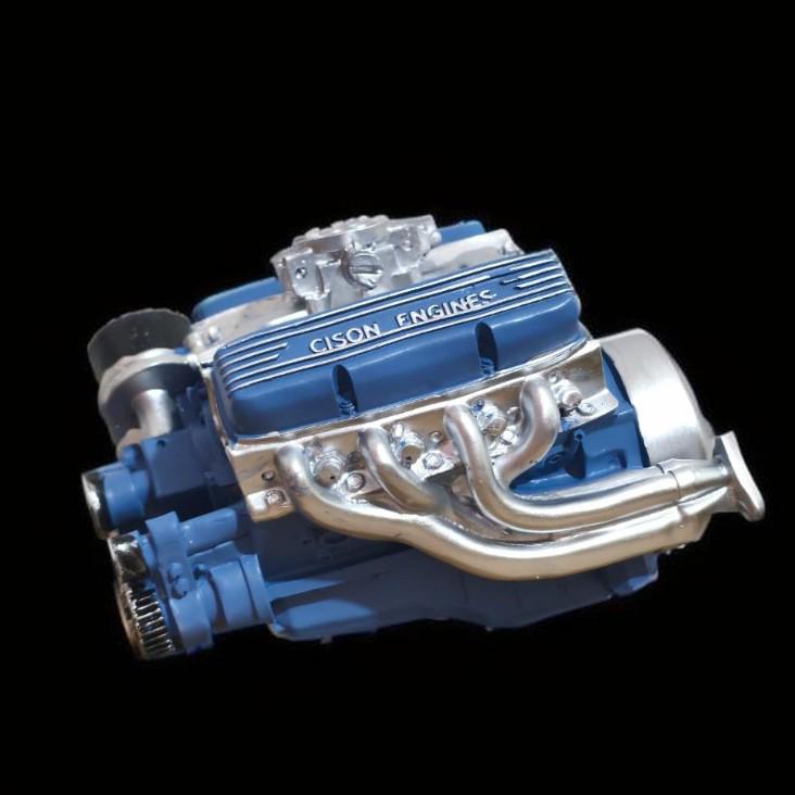 Набор украшений для двигателя V8 Cross: Высококачественное изделие из смолы