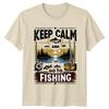 Keep Calm And Go To Fishing TShirt Fishing Graphic Tee