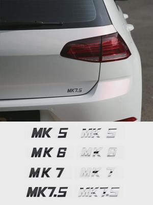 3D ABS буквы MK5 MK6 MK7 MK7.5 эмблема значок автомобиля наклейка для GO-LF автомобиля крыло багажник задняя наклейка