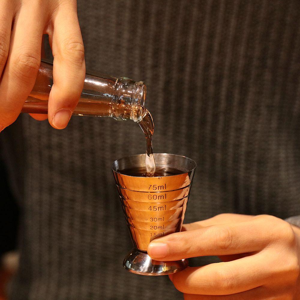 75ML Mixer Measure Tool Cocktail Tools Measuring Cup Mixing glass Jigger Drink Shaker