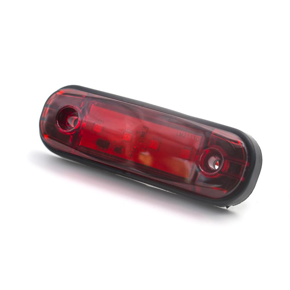4x/6x/8x/10x LED 12V 24V Car External Side Marker Clearance Tail Light Signal Warning Brake Indicator Trailer Truck Lorry Bus