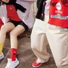 adidas Тканые брюки в стиле нео-Улица Сезам в сотрудничестве с узором на манжетах и ​​планкой на пуговицах Женские брюки Розовый Белый HD7276