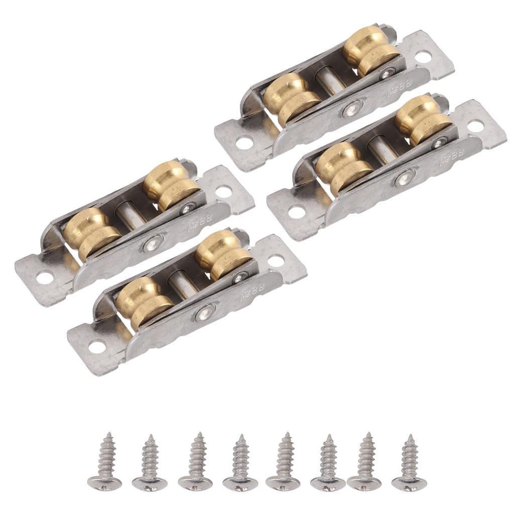 4 комплекта роликов для раздвижной двери патио, сменный узел ролика для раздвижной двери, подшипник типа 88 для дома