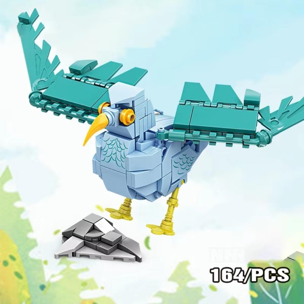 Средневековый MOC Боевой конь Строительные блоки Волк Рыцарь Фигурка Монстр Дикое животное Лиса Жираф Воробей Ворона Панда Модель Кирпич Игрушка K055