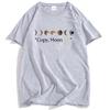 Unisex Streetwear Copy Moon Joy Tshirt Design Graphic Printing Clothing Short Sleeve Cotton Loose Women Clothing Women T Shirt