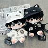 Niannyyhouse 20cm Plush Clothes Set for Black Cats (Hat, Jacket, Shirt, Shorts, Backpack, Glasses, Dress-Up, Cotton Doll, Accessories)