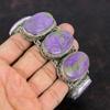 Браслет Purpurite Vintage Jewelry 925 Sterling Silver Bracelet Регулируемый браслет-цепочка Ювелирные изделия ручной работы Браслет из драгоценных камней Подарки для женщин