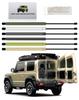 Maplewoodcar Новинка Доступен в 6 Задний Амортизатор Крышки для Suzuki Jimny Свободно Бесконечно Jimny Свободная Остановка Jimny Свободно Фиксируется Обеспечивает Защиту Задней Двери от