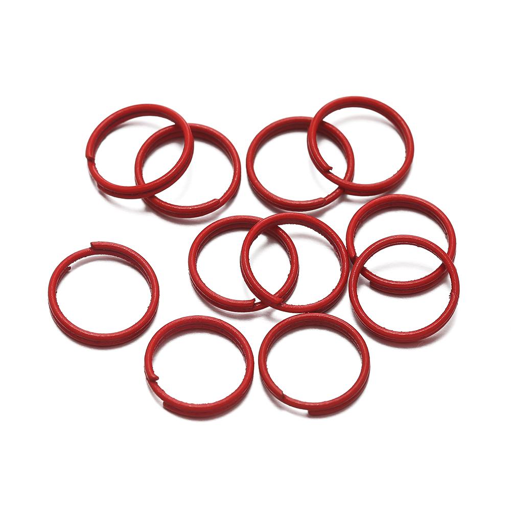 200pcs/lot 8mm 10mm Colorful Open Jump Rings Findings Double Circle Loop Jump Ring Connector For DIY Jewelry Making