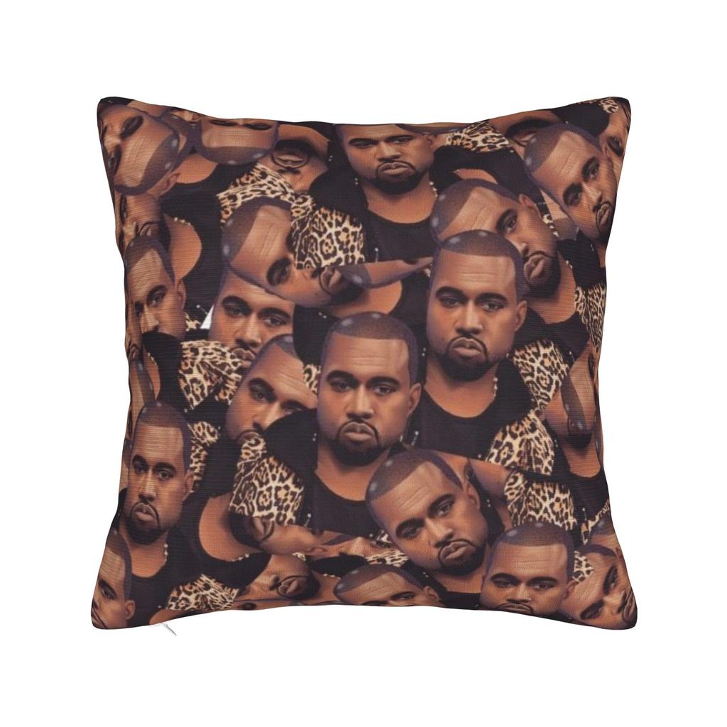 K-kanyes W-wests Забавная Подушка Чехол Аксессуары Мягкая Наволочка Декор Чехол для Подушки-плед Сиденье Разные Размеры